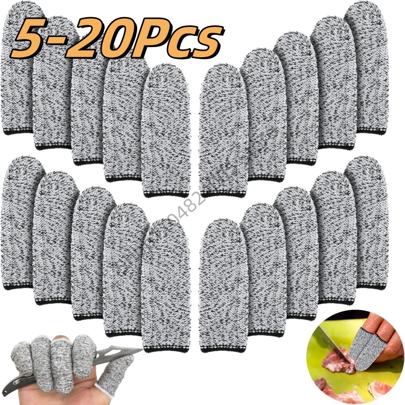 Cut Resistant Glove - 5/20 Stück 5-stufiger Schutz, flexible, leistungsstarke