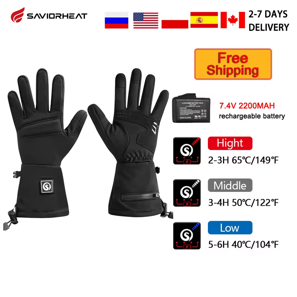 Motorcycle Glove Knuckle - Schnee Hirsch S18 Winter Beheizte Handschuhe