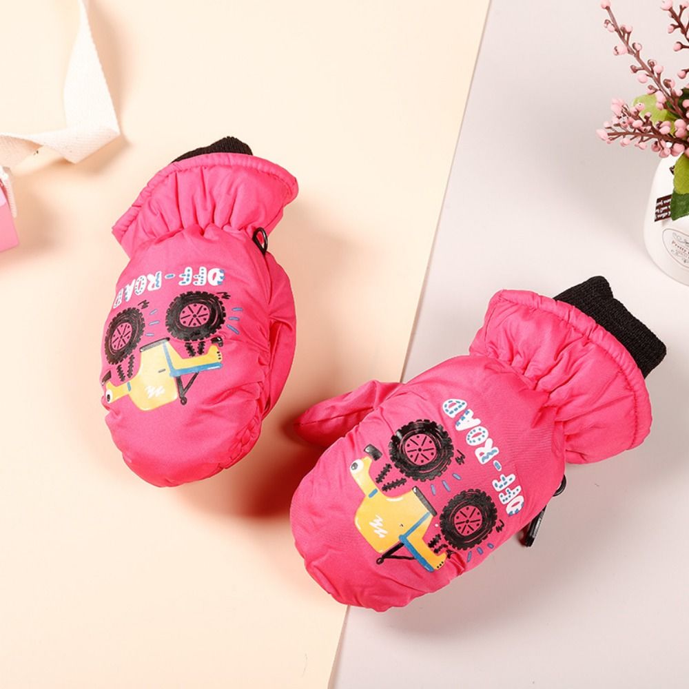 Ski Glove Waterproof - Schneemann Kinder-Schneehandschuhe für 2- bis 5-Jährige