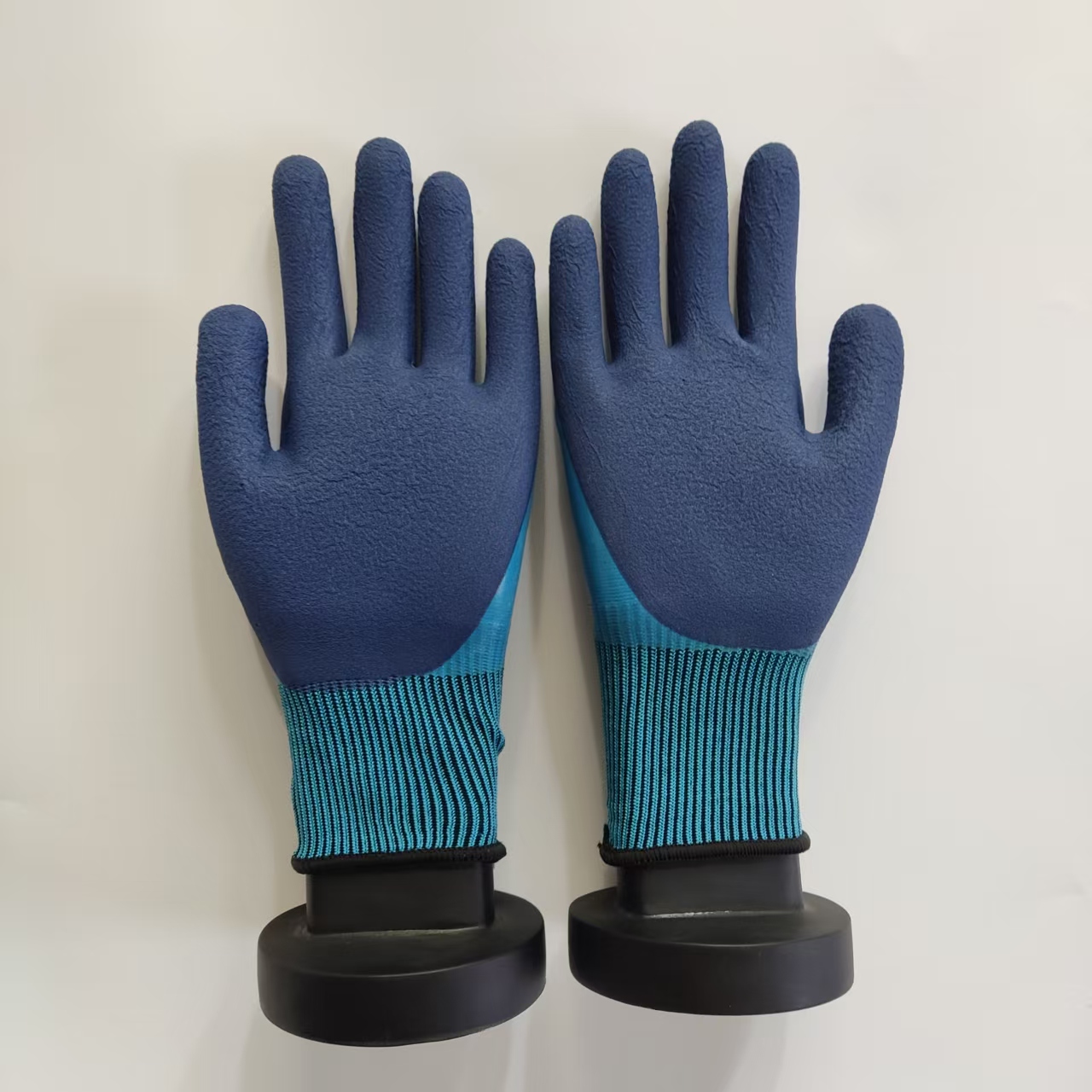 Gardening Glove Waterproof - 1 Paar Arbeitshandschuhe mit Latexbeschichtung, doppelseitig,