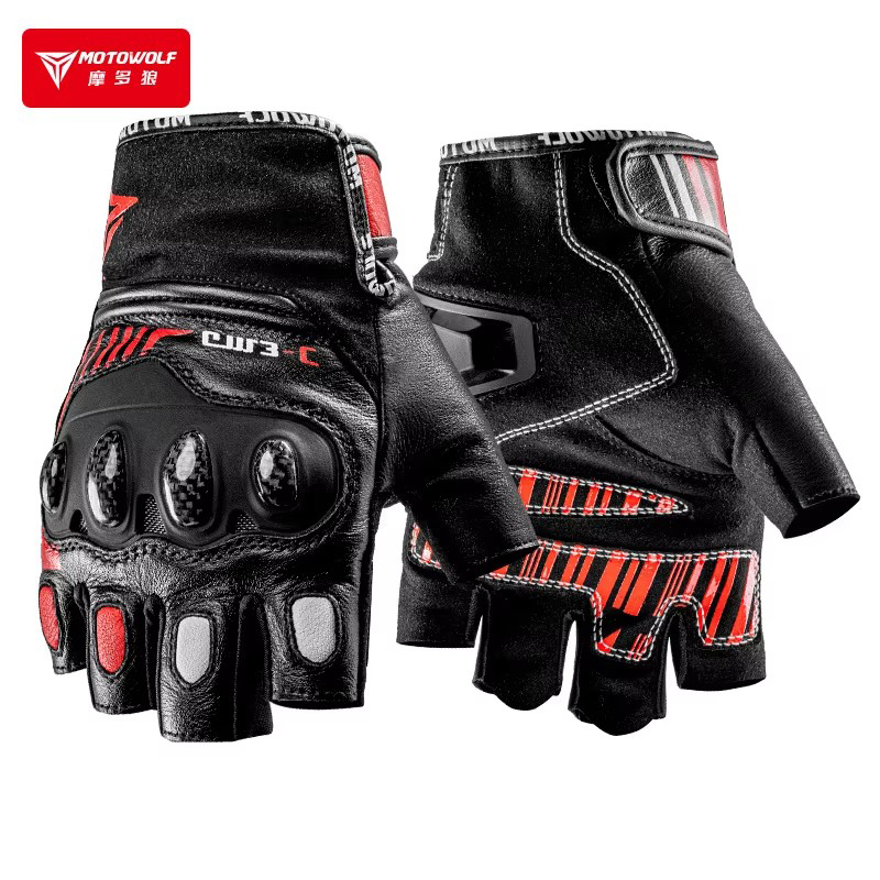 Halbfinger-Motorradhandschuhe, – Motorcycle Glove Knuckle Bewertung und Preis